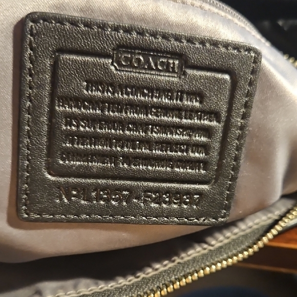 Coach Black Leather Shoulder Bag - Picture 8 of 11